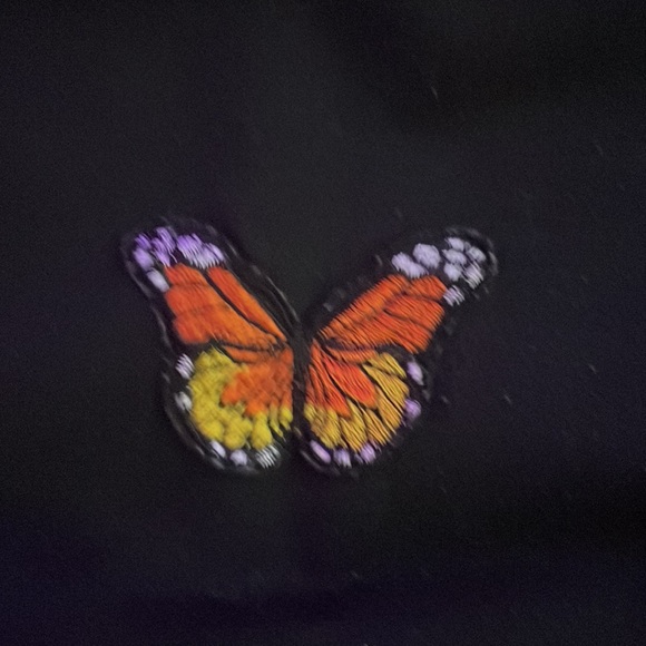 Super cute black hoodie with butterfly - Picture 2 of 2